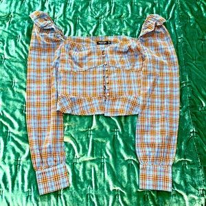 Plaid Top